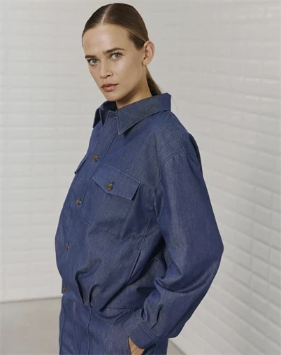 With Black - WBLVictoria Indigo Jakke - Indigo Rise